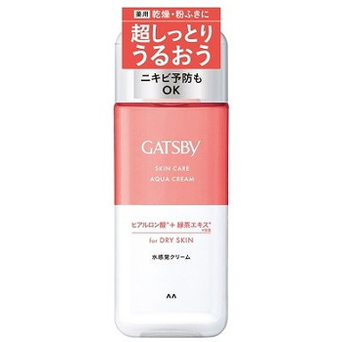 【単品10個仕かける】ギャツビー 薬用スキンケアアクアクリーム (飲み薬部外品) マンダム(代引不可)【貨物輸送無料】