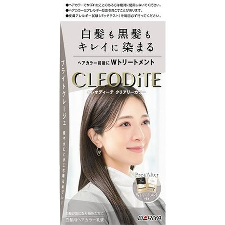 【単品19個セット】クレオディーテ クリアリーカラー (白髪用) (ブライトグレージュ) ダリヤ(代引不可)【送料無料】の通販は