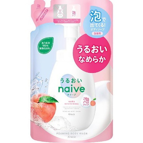 【単品13個セット】ナイーブ 泡で出てくるボディソープ(うるおいタイプ) 詰替用 クラシエホームプロダクツ販売(代引不可)【送料無料】