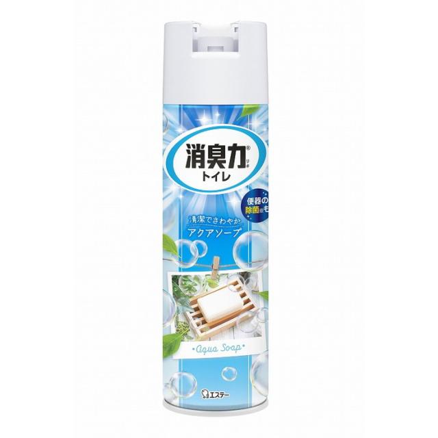 【単品18個セット】トイレの消臭力スプレー アクアソープ 365ML エステー(代引不可)【送料無料】