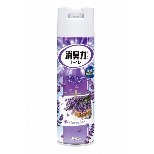 【単品16個セット】トイレの消臭力スプレー ラベンダー 365ML エステー(代引不可)【送料無料】の通販は