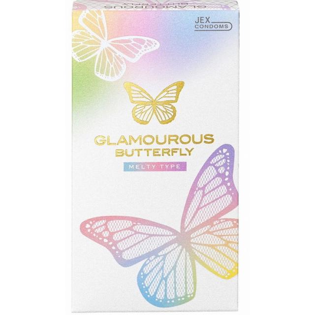 【単品16個セット】ジェクスコンドーム グラマラスバタフライ メルティ ジェクス(代引不可)【送料無料】の通販は