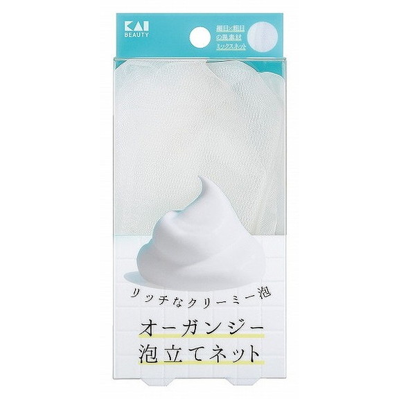 【単品18個セット】KQ3168 オーガンジー泡立てネット 貝印(代引不可)【送料無料】の通販は 7,007円