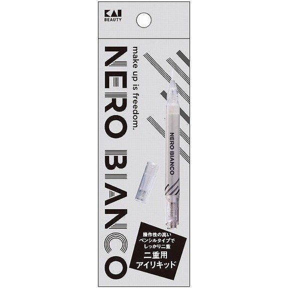 【単品7個セット】KQ3512 NEROBIANCO 二重用アイリキッド 貝印(代引不可)【送料無料】