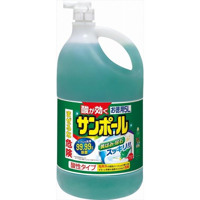 【単品4個セット】サンポールV 5L 大日本除虫菊(代引不可)【送料無料】の通販は 7,884円
