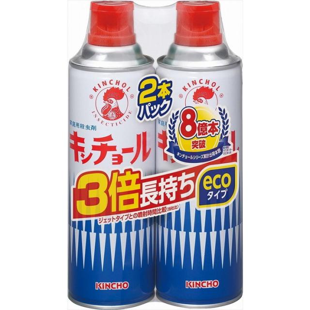 【単品8個セット】キンチョールV 450ML 2本パック 大日本除虫菊(代引不可)【送料無料】の通販は 10,737円