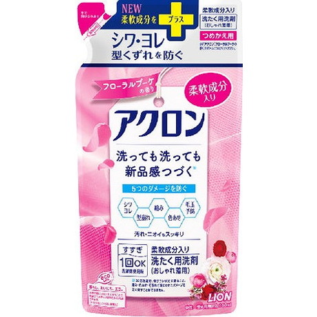 【単品20個セット】アクロンフローラルブーケの香り つめかえ用 380ml ライオン(代引不可)【送料無料】