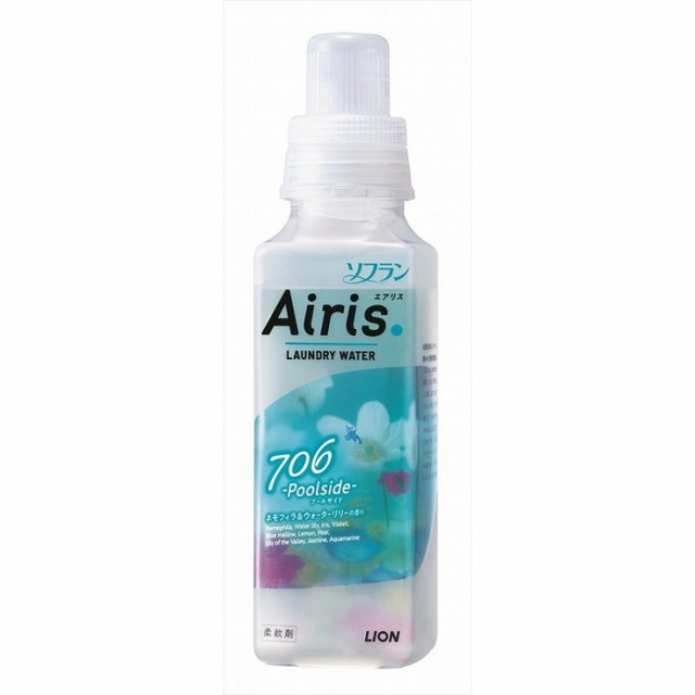 【単品15個セット】ソフラン エアリス プールサイド 480ml ライオン(代引不可)【送料無料】の通販は