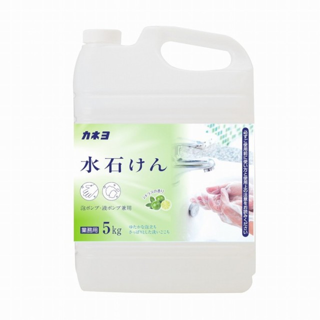 【単品4個セット】水石けん 5kg カネヨ石鹸(代引不可)【送料無料】