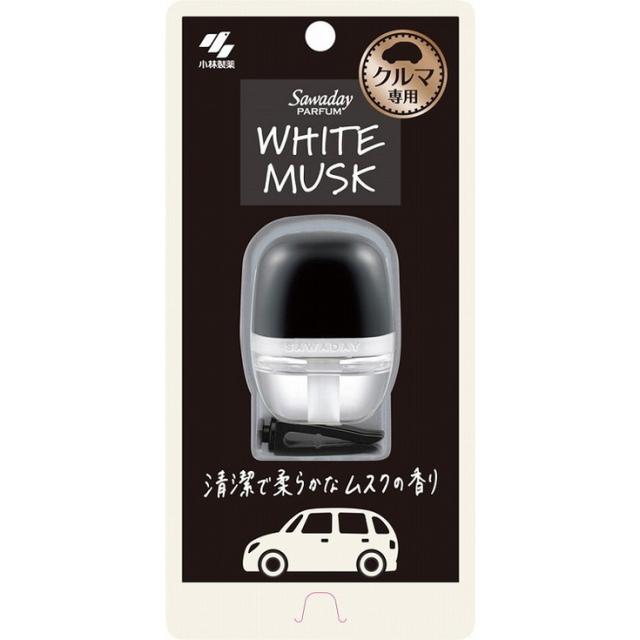 単品9個セット】SAWADAYクルマ専用クリップパルファムホワイトムスク
