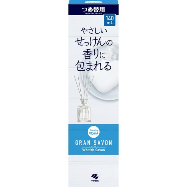 【単品14個セット】Sawaday香るStickグランサボン替えホワイティッシュサボンの香り 小林製薬(代引不可)【送料無料】 8,916円