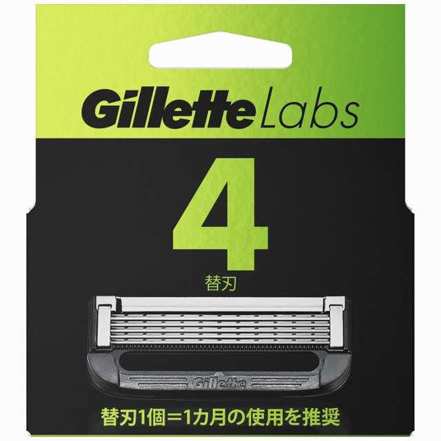 【単品5個セット】ジレットラボ角質除去バー搭載替刃4B P&GJプレミアム(ジレット)(代引不可)【送料無料】