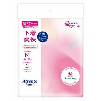 【単品16個セット】アテント超うすパンツ下着爽快エレガントピンクべージュM2枚お試しパック 大王製紙(代引不可)【送料無料】の通販は 5,046円