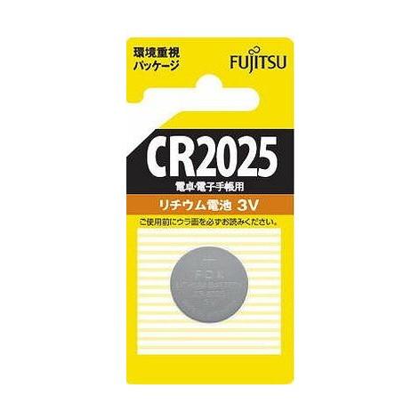 【単品12個セット】 富士通リチウムコイン1個CR2025C B FDK株式会社(代引不可)【送料無料】