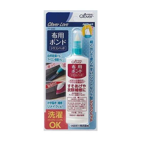 CL77233布用ボンドシリコンヘッド35G クロバー株式会社(代引不可) - 接着剤