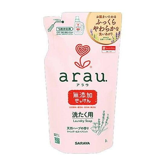 【単品8個セット】 アラウ洗たく用せっけん詰替用1000ML サラヤ株式会社(代引不可)【送料無料】の通販は