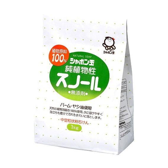 【単品17個セット】 植物性スノール1KG シャボン玉販売株式会社(代引不可)【送料無料】の通販は