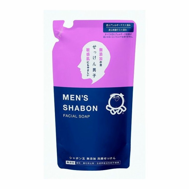 【単品19個セット】 メンズシャボンフェイシャルソープ詰替用250ML シャボン玉販売株式会社(代引不可)【送料無料】