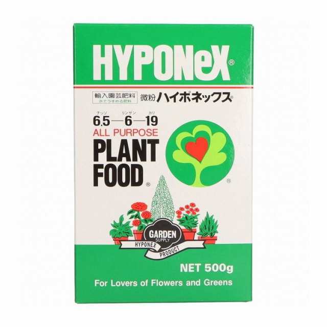 【単品5個セット】 微粉ハイポネックス500G ハイポネックスジャパン(代引不可)【送料無料】の通販は