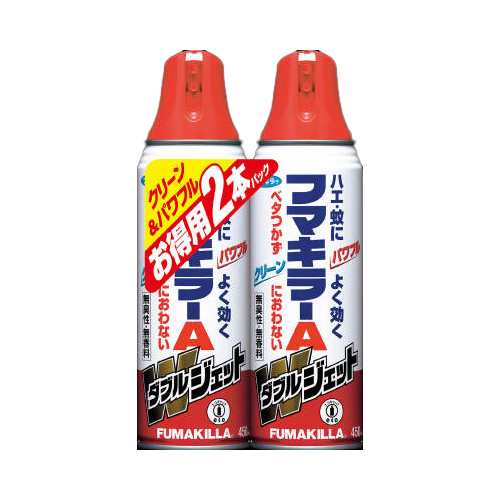 【単品18個セット】 フマキラーAダブルジェット450ML2P フマキラー株式会社(代引不可)【送料無料】の通販は