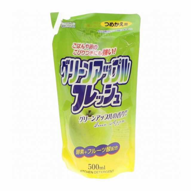 詰替用フルーツ酸配合フレッシュアップル500ML ロケット石鹸株式会社