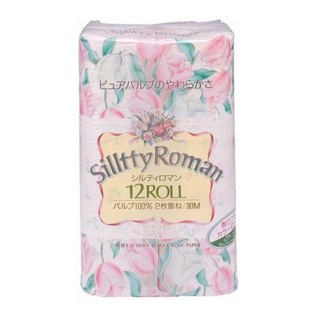 【単品13個セット】 シルティロマン12R 王子ネピア株式会社(代引不可)【送料無料】の通販は