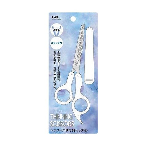 【単品5個セット】 KQ2002ヘアスキハサミ 貝印株式会社(美粧)(代引不可)【送料無料】の通販は