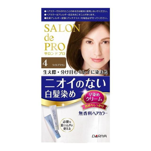 【単品9個セット】 Sプロ無香料ヘアカラー早染めC 白髪用 4 株式会社ダリヤ(代引不可)【送料無料】の通販は
