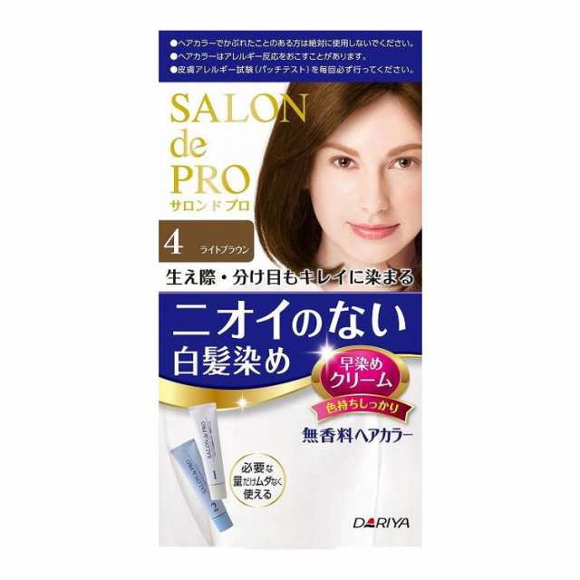 【単品14個セット】 Sプロ無香料ヘアカラー早染めC 白髪用 4 株式会社ダリヤ(代引不可)【送料無料】の通販は