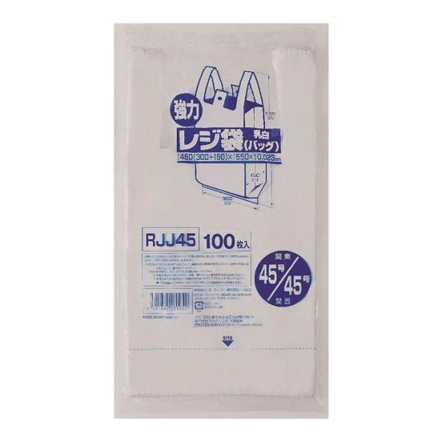 【単品18個セット】 RJJ-45レジ袋レギュラー西日本45号100枚 株式会社ジャパックス(代引不可)【送料無料】