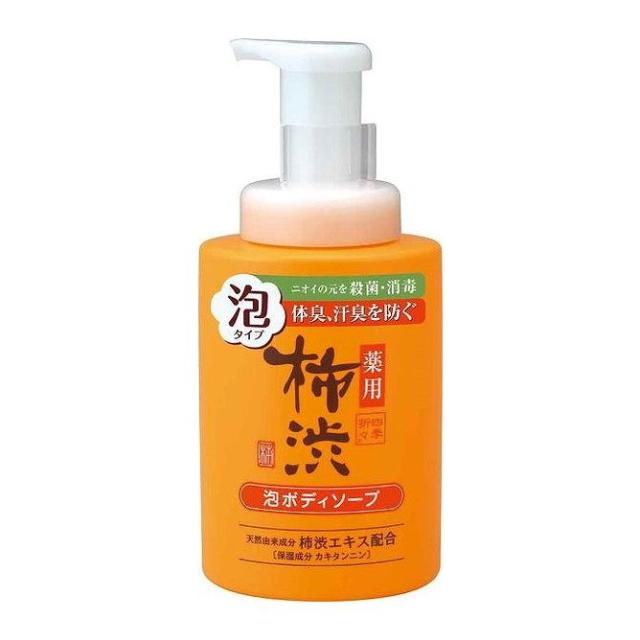 【単品10個仕かける】 四季折々薬用柿渋泡上半身石けん本体500ML 熊野あぶら身株式会社(代引不可)【貨物輸送無料】
