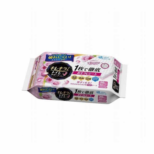 【単品16個セット】 エリエールキレキラ!トイレつめかえ20枚ローズ 大王製紙株式会社(代引不可)【送料無料】の通販は