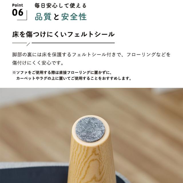 高さが選べるふんわりリクライニングソファ ハイバックソファ 2人掛け ハイバック リクライニング 折りたたみ仕様 6段階 7段階 リクライニング式 高さ調節 北欧 軽量 コンパクト ソファーベッド HIA【送料無料】_15