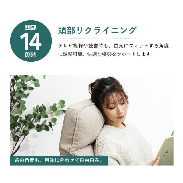 高座椅子 リクライニング フットレスト付き ランバーサポート チェアー 腰痛対策 立ち上がり 手すり 肘掛け ハイバック リクライニングチェア パーソナルソファー 一人掛け おしゃれ 1P ソファ HIA【送料無料】_6