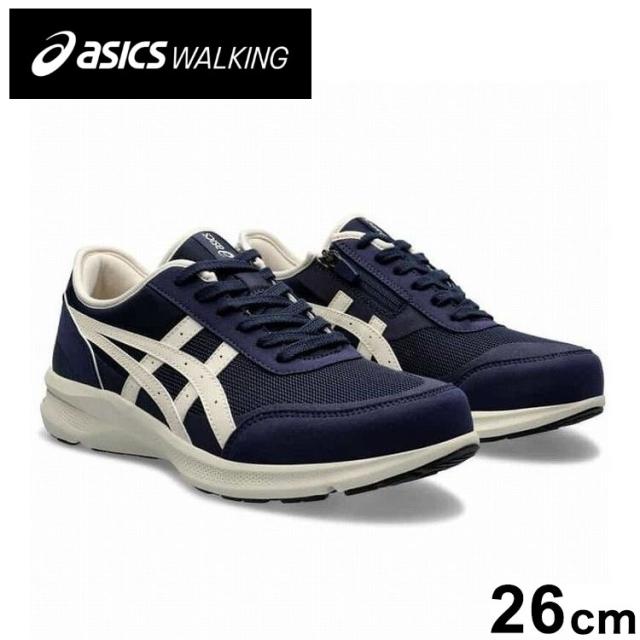 アシックス商事 HADASHIWALKER M056 NAVY BLUE/LIGHT BEIGE 26cm 24AW シューズ アシックスウォーキング アウトドア ウォーキング ハダシウォーカー asics walking 1291A056【送料無料】