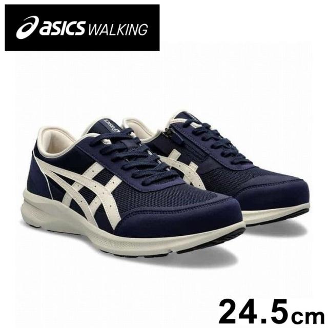 アシックス商事 HADASHIWALKER M056 NAVY BLUE/LIGHT BEIGE 24.5cm 24AW シューズ アシックスウォーキング アウトドア ウォーキング ハダシウォーカー asics walking 1291A056【送料無料】