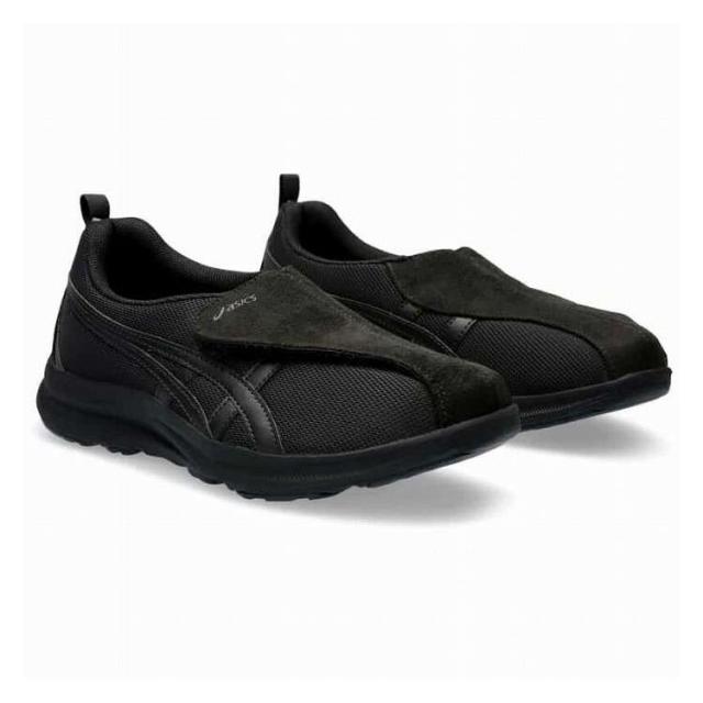 asics アシックス LIFEWALKER W018 23.5cm BLACK/K アシックスウォーキングシューズ アウトドア ウォーキング お出かけ用 散歩 旅行 運動靴 陸上競技 短距離(代引不可)【送料無料】