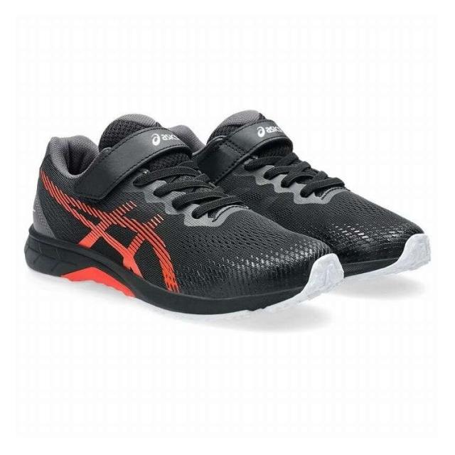 asics アシックス LAZERBEAM RJ-MG-BW 24cm BLK/OR レーザービーム アシックスジュニア ジュニア 小学生 中学生 運動靴 部活 学校 運動会(代引不可)【送料無料】
