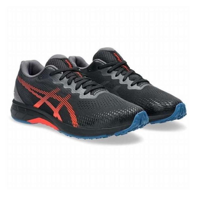 asics アシックス LAZERBEAM RJ-B 22.5cm BLK/O.R レーザービーム アシックスジュニア ジュニア 小学生 中学生 運動靴 部活 学校 運動会(代引不可)【送料無料】