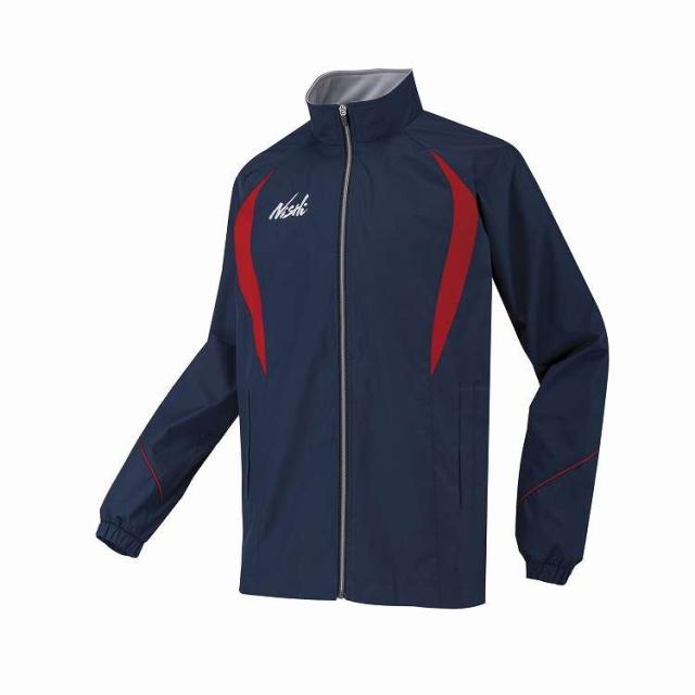 ニシ・スポーツ NISHI ライトブレーカージャケット L NV/レッド ランニング 陸上競技 ウェア 服 アパレル【送料無料】