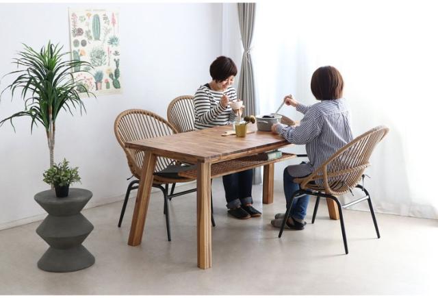 オーバルチェア リゾートチェア クッション付き ガーデンチェア