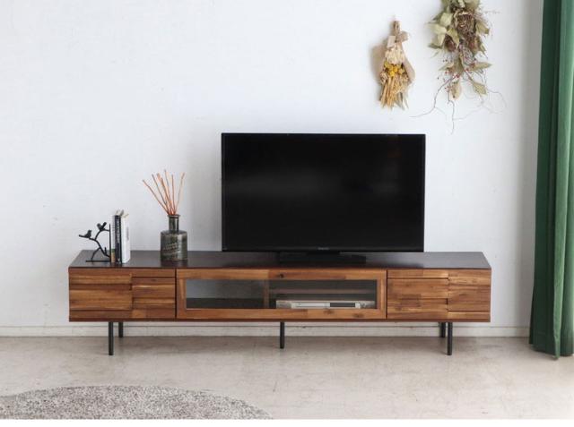 メニック テレビ台 幅180cm 国産 高級感 インテリア ローボード コンパクト おしゃれ 収納 インテリア ラック TV台 シンプル スリム リビング ダイニング 収納棚(代引不可)【送料無料】_1