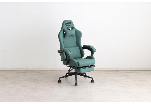 ゲーミングチェア SeAGA-SE 高機能 フットレスト付き ハイバック 肘つき グリーン ブラウン ブラック チェア オフィスチェア リクライニングチェア ゲーム パソコン デスクワーク オフィスワーク 椅子(代引不可)【送料無料】