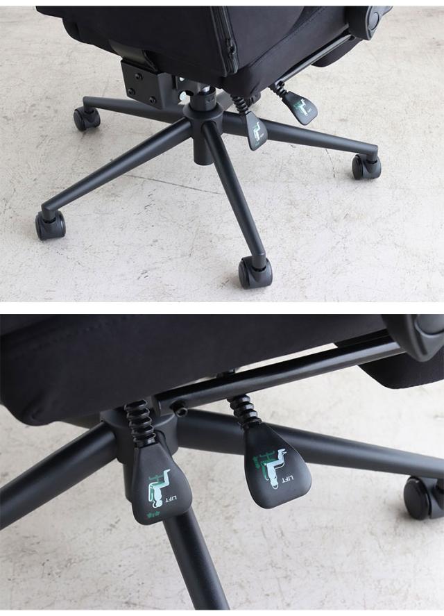 ゲーミングチェア SeAGA-SE 高機能 フットレスト付き ハイバック 肘つき グリーン ブラウン ブラック チェア オフィスチェア リクライニングチェア ゲーム パソコン デスクワーク オフィスワーク 椅子(代引不可)【送料無料】