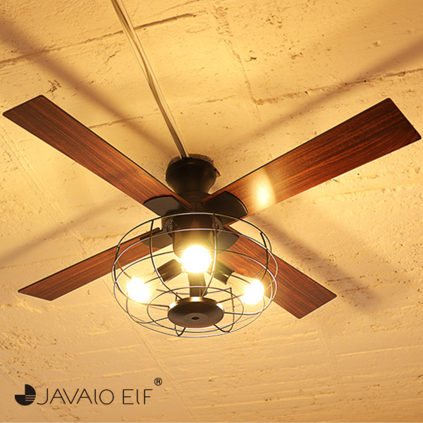 Javalo Elf Vintage Collection シーリングファン ブラック Je Cf002v おしゃれ モダン 天井照明 節電 エコ 代引不可 送料無料 の通販はau Pay マーケット リコメン堂