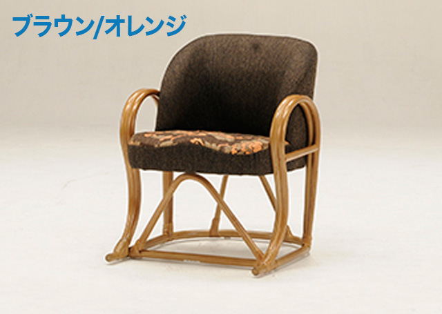 籐椅子 ラタン 完成品 座椅子 座いす チェア 高座椅子 高座いす アジアン家具 RAG-400 ラタンチェア 和風 和モダン レトロ モダン おしゃれ かわいい リビング ガーデン ダイニング キッチン(代引不可)【送料無料】_1