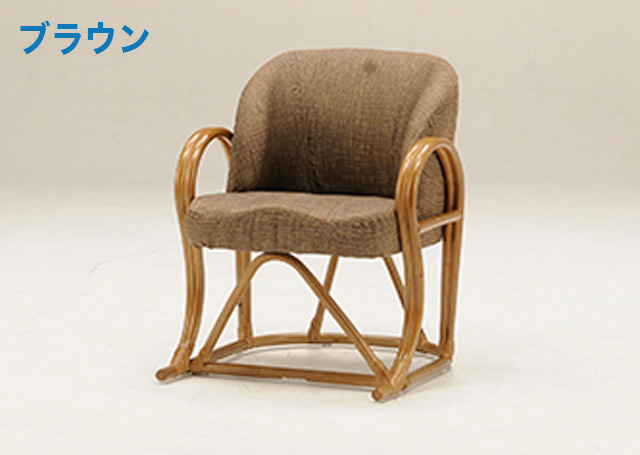 籐椅子 ラタン 完成品 座椅子 座いす チェア 高座椅子 高座いす アジアン家具 RAG-400 ラタンチェア 和風 和モダン レトロ モダン おしゃれ かわいい リビング ガーデン ダイニング キッチン(代引不可)【送料無料】_2
