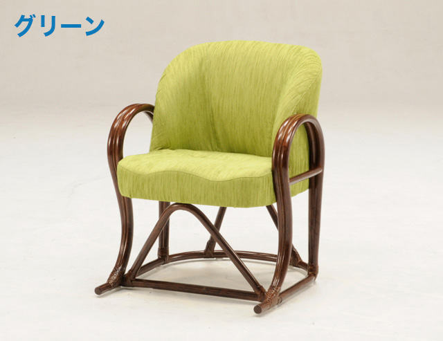 籐椅子 ラタン 完成品 座椅子 座いす チェア 高座椅子 高座いす アジアン家具 RAG-400 ラタンチェア 和風 和モダン レトロ モダン おしゃれ かわいい リビング ガーデン ダイニング キッチン(代引不可)【送料無料】_3