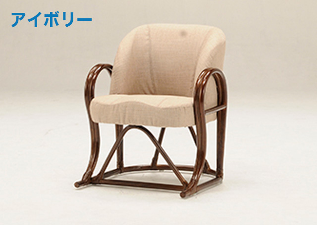籐椅子 ラタン 完成品 座椅子 座いす チェア 高座椅子 高座いす アジアン家具 RAG-400 ラタンチェア 和風 和モダン レトロ モダン おしゃれ かわいい リビング ガーデン ダイニング キッチン(代引不可)【送料無料】_4