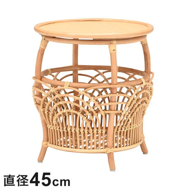 ナイトテーブル 幅45 奥行36 高さ48 カントリー ナチュラル 完成